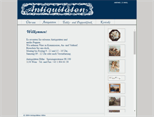 Tablet Screenshot of antiquitaeten-hoehn.at